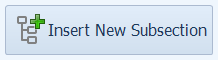11. Insert New Subsection Button