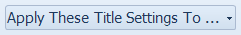 7. Apply These Title Settings To Dropdown