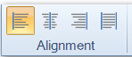 1.  Text Alignment
